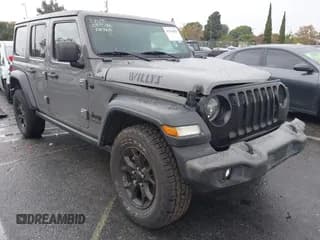 ✅ 2020 Jeep Wrangler Unlimited Sport S • VIN: 1C4HJXDNXLW217796 • Lot: 43703658. Listed on IAAI with 81,376 mi. Free auction sales archive from the USA and detailed vehicle history report at DreamBid. Image 1.