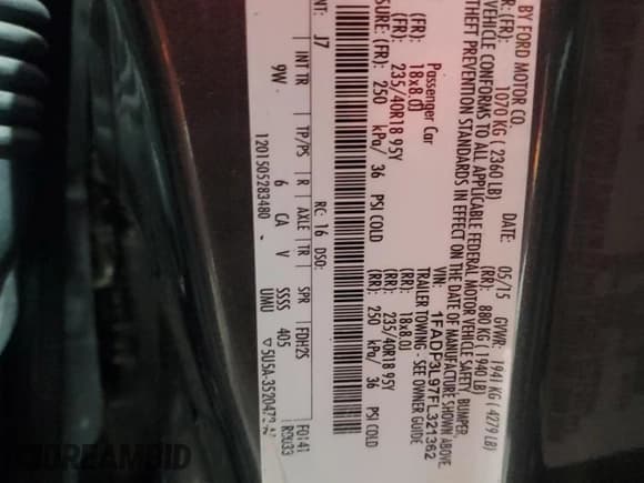 ✅ 2015 Ford Focus ST • VIN: 1FADP3L97FL321362 • Lot: 91909855. Wystawiony na Copart z przebiegiem 100 208 mil. Bezpłatny archiwum sprzedaży aukcyjnych z USA i szczegółowy raport historii pojazdu na DreamBid. Zdjęcie 12.