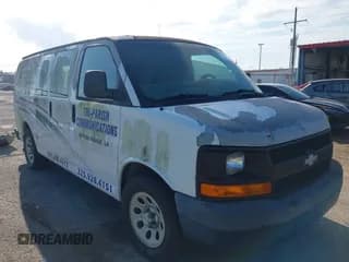 ✅ 2009 Chevrolet Express Cargo • VIN: 1GCFG15X791101125 • Lot: 43004985. Listed on IAAI with 118,124 mi. Free auction sales archive from the USA and detailed vehicle history report at DreamBid. Image 1.