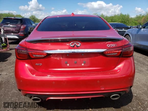 ✅ 2019 Infiniti Q50 Red Sport 400 • VIN: JN1FV7ARXKM800773 • Lot: 55944455. Wystawiony na Copart z przebiegiem 105 006 mil. Bezpłatny archiwum sprzedaży aukcyjnych z USA i szczegółowy raport historii pojazdu na DreamBid. Zdjęcie 6.