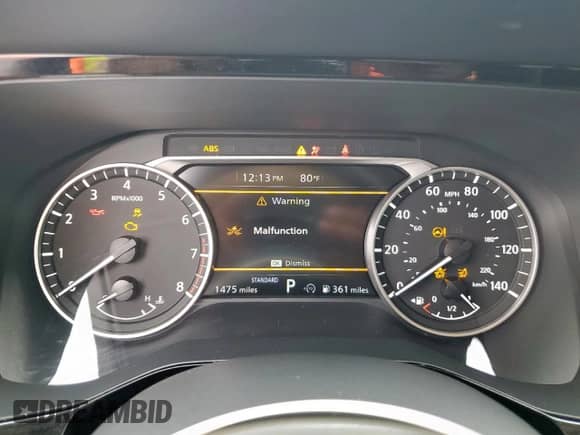 2025 Nissan Pathfinder SV with VIN 5N1DR3BA5SC232833, listed as a Copart auction lot 71024345 with 1,475 mi miles and Clean title. Bid and sale history available at DreamBid. Image 9.