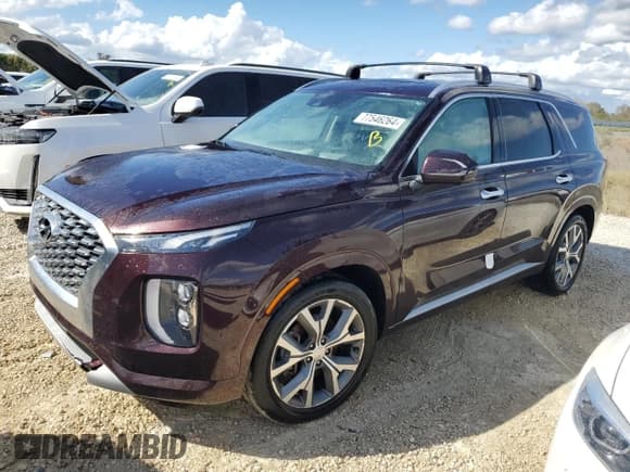 ✅ 2021 Hyundai Palisade Limited • VIN: KM8R54HE4MU189004 • Лот: 77546264. Опубликован ранее на Copart с пробегом Не указан. Бесплатный доступ к архиву аукционных продаж из США и подробный отчёт об истории автомобиля на DreamBid. Изображение 1.