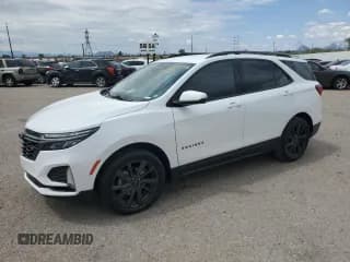 ✅ 2023 Chevrolet Equinox RS • VIN: 3GNAXMEG0PS143697 • Лот: 71439885. Опубликован ранее на Copart с пробегом 22 764 миль. Бесплатный доступ к архиву аукционных продаж из США и подробный отчёт об истории автомобиля на DreamBid. Изображение 1.