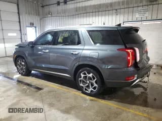 ✅ 2022 Hyundai Palisade Calligraphy • VIN: KM8R7DHE8NU366990 • Лот: 41490655. Опубликован ранее на Copart с пробегом 29 892 миль. Бесплатный доступ к архиву аукционных продаж из США и подробный отчёт об истории автомобиля на DreamBid. Изображение 2.