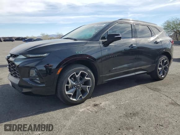 ✅ 2019 Chevrolet Blazer RS • VIN: 3GNKBERS3KS691452 • Lot: 91628905. Listed on Copart with 74,170 mi. Free auction sales archive from the USA and detailed vehicle history report at DreamBid. Image 1.