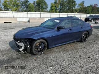 2023 BMW 3 Series M340i with VIN 3MW49FS04P8D04419, listed as a Copart auction lot 71625105 with 19,973 mi miles and Salvage title. Bid and sale history available at DreamBid. Image 1.