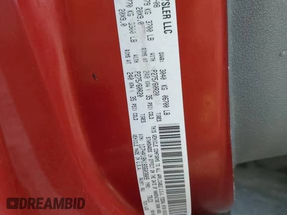 2008 Dodge 1500 SLT с VIN 1D7HA18N18S603809, выставлен на аукционе Copart как лот 70658264 с пробегом 151 948 миль миль и Списание • Salvage title. История ставок и продаж доступна на DreamBid. Изображение 12.