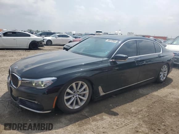 ✅ 2017 BMW 7 Series 740i • VIN: WBA7E2C57HG739885 • Лот: 50418965. Опубликован ранее на Copart с пробегом 109 823 миль. Бесплатный доступ к архиву аукционных продаж из США и подробный отчёт об истории автомобиля на DreamBid. Изображение 1.
