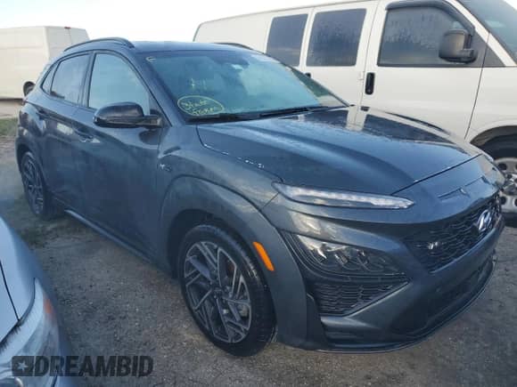 2022 Hyundai Kona N Line с VIN KM8K33A32NU899112, выставлен на аукционе Copart как лот 64380292 с пробегом Не указан миль и . История ставок и продаж доступна на DreamBid. Изображение 1.