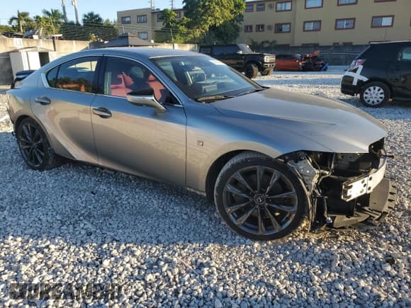 ✅ 2023 Lexus IS 350 F Sport • VIN: JTHGZ1B26P5065438 • Lot: 93684295. Wystawiony na Copart z przebiegiem 18 307 mil. Bezpłatny archiwum sprzedaży aukcyjnych z USA i szczegółowy raport historii pojazdu na DreamBid. Zdjęcie 4.