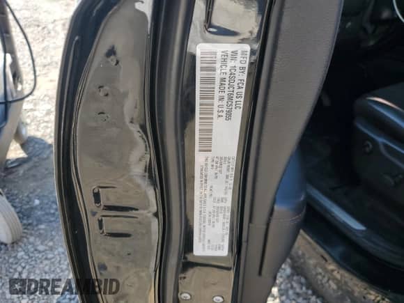 2021 Dodge Durango R/T with VIN 1C4SDJCT6MC579055, listed as a Copart auction lot 80424515 with 51,678 mi miles and Salvage title. Bid and sale history available at DreamBid. Image 14.