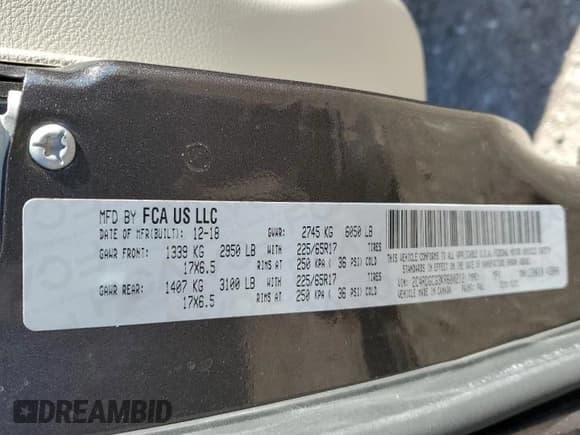 ✅ 2019 Dodge Grand Caravan SXT • VIN: 2C4RDGCG3KR600212 • Лот: 91115295. Опубликован ранее на Copart с пробегом 89 301 миль. Бесплатный доступ к архиву аукционных продаж из США и подробный отчёт об истории автомобиля на DreamBid. Изображение 13.