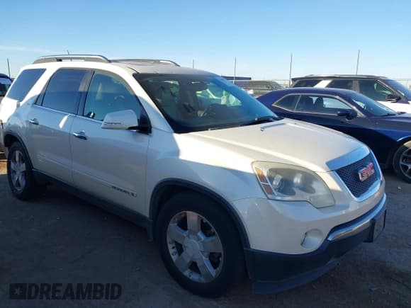 ✅ 2008 GMC Acadia SLT2 • VIN: 1GKEV33718J273153 • Лот: 43486397. Опубликован ранее на IAAI с пробегом 101 136 миль. Бесплатный доступ к архиву аукционных продаж из США и подробный отчёт об истории автомобиля на DreamBid. Изображение 1.