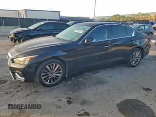✅ 2018 Infiniti Q50 Luxe • VIN: JN1EV7AR3JM433757 • Lot: 94313475. Listed on Copart with 88,565 mi. Free auction sales archive from the USA and detailed vehicle history report at DreamBid. Image 1.