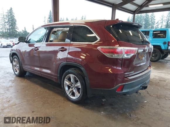 ✅ 2014 Toyota Highlander Limited • VIN: 5TDDKRFH8ES044703 • Лот: 43693623. Опубликован ранее на IAAI с пробегом 113 928 миль. Бесплатный доступ к архиву аукционных продаж из США и подробный отчёт об истории автомобиля на DreamBid. Изображение 3.