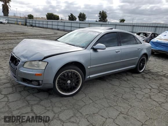 ✅ 2006 Audi A8 4.2L • VIN: WAUML44E96N018110 • Lot: 84478725. Listed on Copart with Not provided. Free auction sales archive from the USA and detailed vehicle history report at DreamBid. Image 1.