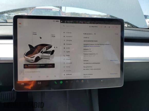 ✅ 2022 Tesla Model 3 • VIN: 5YJ3E1EA7NF374264 • Lot: 82061295. Listed on Copart with 27,431 mi. Free auction sales archive from the USA and detailed vehicle history report at DreamBid. Image 9.