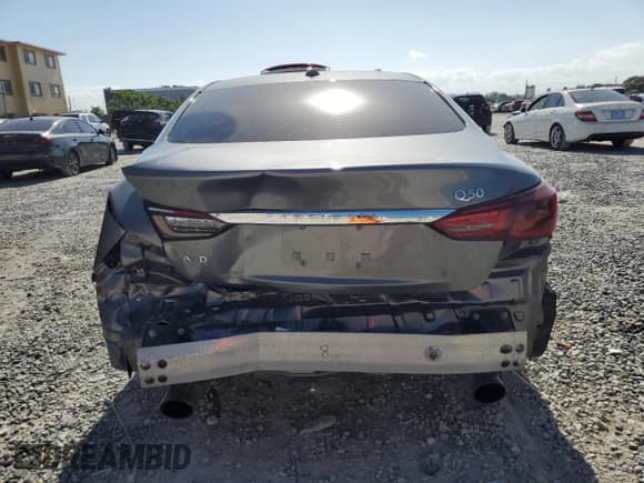 ✅ 2019 Infiniti Q50 Signature Edition • VIN: JN1EV7AR8KM555936 • Lot: 57298395. Listed on Copart with 92,352 mi. Free auction sales archive from the USA and detailed vehicle history report at DreamBid. Image 6.