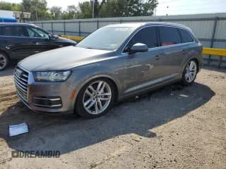 ✅ 2017 Audi Q7 Prestige • VIN: WA1VAAF74HD036981 • Лот: 80827025. Опубликован ранее на Copart с пробегом 100 238 миль. Бесплатный доступ к архиву аукционных продаж из США и подробный отчёт об истории автомобиля на DreamBid. Изображение 1.