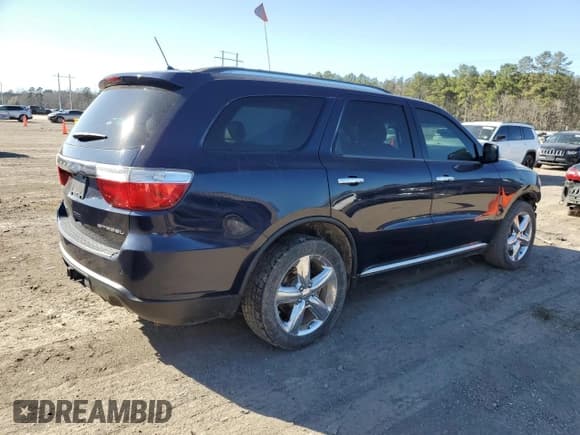 ✅ 2013 Dodge Durango Citadel • VIN: 1C4SDHET0DC662129 • Lot: 48387885. Listed on Copart with 125,454 mi. Free auction sales archive from the USA and detailed vehicle history report at DreamBid. Image 3.