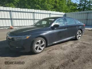 2018 Honda Accord EX-L with VIN 1HGCV2F69JA037728, listed as a Copart auction lot 59198425 with 90,655 mi miles and Salvage title. Bid and sale history available at DreamBid. Image 1.