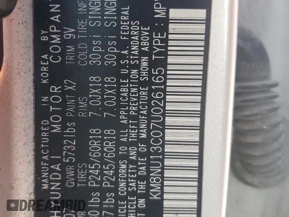 ✅ 2007 Hyundai Veracruz GLS • VIN: KM8NU13C07U026165 • Лот: 90465935. Опубликован ранее на Copart с пробегом 202 782 миль. Бесплатный доступ к архиву аукционных продаж из США и подробный отчёт об истории автомобиля на DreamBid. Изображение 13.