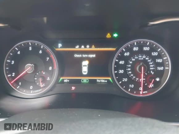 ✅ 2019 Genesis G70 Advanced • VIN: KMTG64LA1KU019355 • Lot: 42107864. Listed on IAAI with 76,156 mi. Free auction sales archive from the USA and detailed vehicle history report at DreamBid. Image 7.