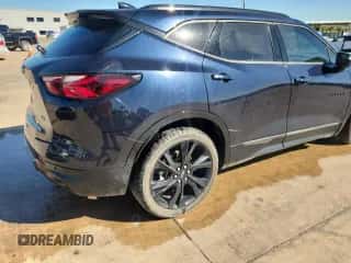 2020 Chevrolet Blazer RS with VIN 3GNKBKRS4LS681223, listed as a Copart auction lot 87275835 with Not provided miles and Clean title. Bid and sale history available at DreamBid. Image 3.