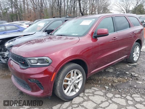 ✅ 2021 Dodge Durango GT • VIN: 1C4RDJDG8MC724886 • Lot: 41311201. Wystawiony na IAAI z przebiegiem 47 239 mil. Bezpłatny archiwum sprzedaży aukcyjnych z USA i szczegółowy raport historii pojazdu na DreamBid. Zdjęcie 2.