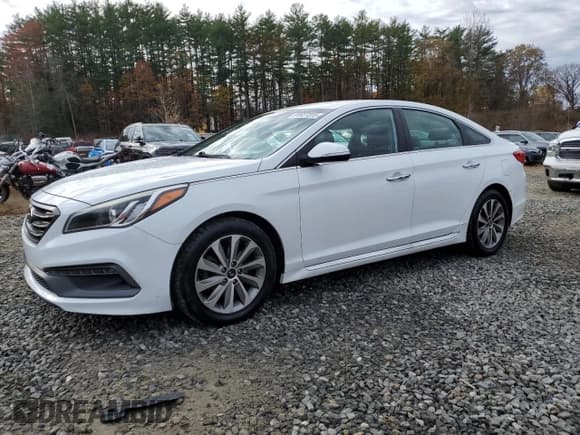✅ 2015 Hyundai Sonata Sport • VIN: 5NPE34AF9FH058689 • Лот: 91627315. Опубликован ранее на Copart с пробегом 147 613 миль. Бесплатный доступ к архиву аукционных продаж из США и подробный отчёт об истории автомобиля на DreamBid. Изображение 1.