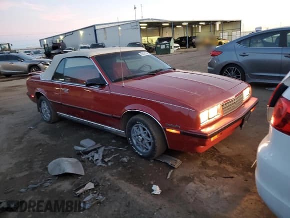 ✅ 1985 Chevrolet Cavalier • VIN: 1G1JE67W1F7185395 • Lot: 80670104. Listed on Copart with 5,776 mi. Free auction sales archive from the USA and detailed vehicle history report at DreamBid. Image 4.