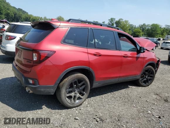 ✅ 2024 Honda Passport Black Edition • VIN: 5FNYF8H83RB023152 • Lot: 67908745. Listed on Copart with Not provided. Free auction sales archive from the USA and detailed vehicle history report at DreamBid. Image 3.