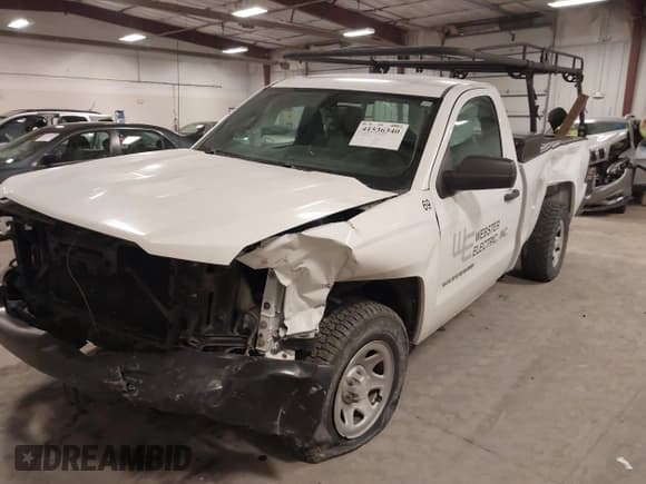 ✅ 2016 Chevrolet Silverado 1500 Work Truck • VIN: 1GCNCNEH1GZ189790 • Лот: 41536340. Опубликован ранее на IAAI с пробегом 143 000 миль. Бесплатный доступ к архиву аукционных продаж из США и подробный отчёт об истории автомобиля на DreamBid. Изображение 2.