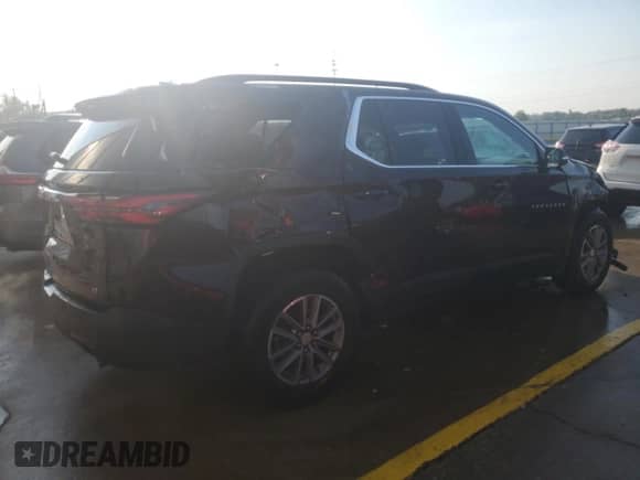 2022 Chevrolet Traverse LT Cloth z VIN 1GNEVGKW6NJ182247, wystawiony jako Copart lot #80660375 z przebiegiem 33 302 mil mil oraz Szkoda całkowita • Salvage title. Historia ofert i sprzedaży dostępna na DreamBid. Obrazek 3.