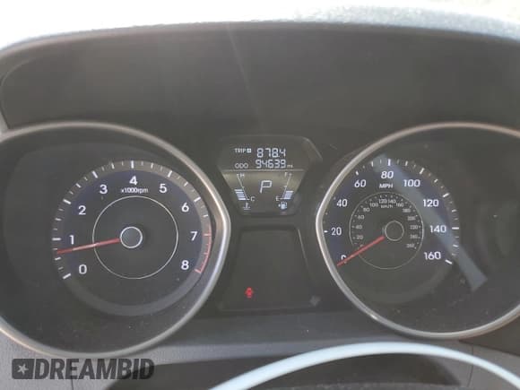 ✅ 2012 Hyundai Elantra Limited • VIN: 5NPDH4AE0CH100585 • Lot: 80850625. Listed on Copart with 94,639 mi. Free auction sales archive from the USA and detailed vehicle history report at DreamBid. Image 9.