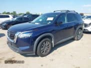 ✅ 2022 Nissan Pathfinder SV • VIN: 5N1DR3BAXNC237014 • Lot: 43199117. Listed on IAAI with 107,896 mi. Free auction sales archive from the USA and detailed vehicle history report at DreamBid. Image 2.