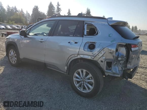 ✅ 2024 Toyota Corolla Cross LE • VIN: 7MUBAABG5RV112489 • Lot: 80777095. Wystawiony na Copart z przebiegiem 20 929 mil. Bezpłatny archiwum sprzedaży aukcyjnych z USA i szczegółowy raport historii pojazdu na DreamBid. Zdjęcie 2.