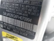 ✅ 2015 Land Rover Range Rover Evoque Pure Premium • VIN: SALVR2BG6FH070994 • Lot: 41536880. Wystawiony na IAAI z przebiegiem 59 173 mil. Bezpłatny archiwum sprzedaży aukcyjnych z USA i szczegółowy raport historii pojazdu na DreamBid. Zdjęcie 9.