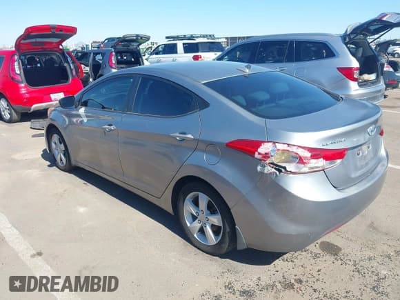 ✅ 2013 Hyundai Elantra GLS • VIN: KMHDH4AE7DU941791 • Lot: 43486485. Listed on IAAI with 154,936 mi. Free auction sales archive from the USA and detailed vehicle history report at DreamBid. Image 3.