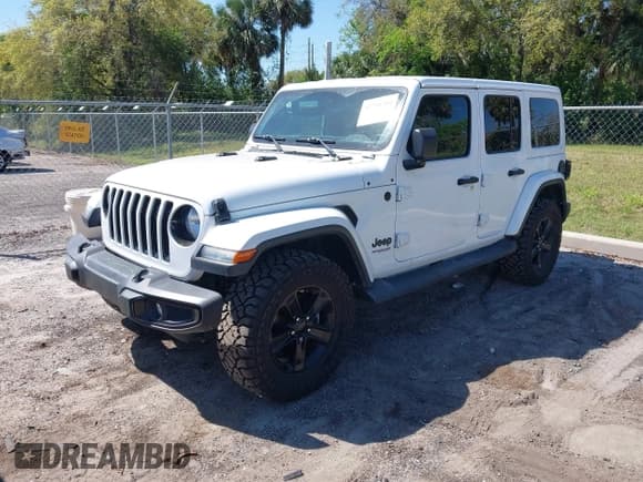 ✅ 2020 Jeep Wrangler Unlimited Sahara • VIN: 1C4HJXEN4LW330867 • Lot: 41790709. Listed on IAAI with 63,151 mi. Free auction sales archive from the USA and detailed vehicle history report at DreamBid. Image 17.