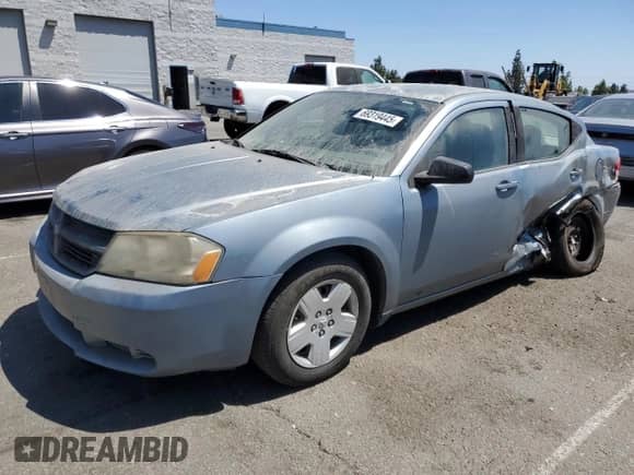 2008 Dodge Avenger SE с VIN 1B3LC46J78N228525, выставлен на аукционе Copart как лот 69319445 с пробегом 222 486 миль миль и Списание • Salvage title. История ставок и продаж доступна на DreamBid. Изображение 1.