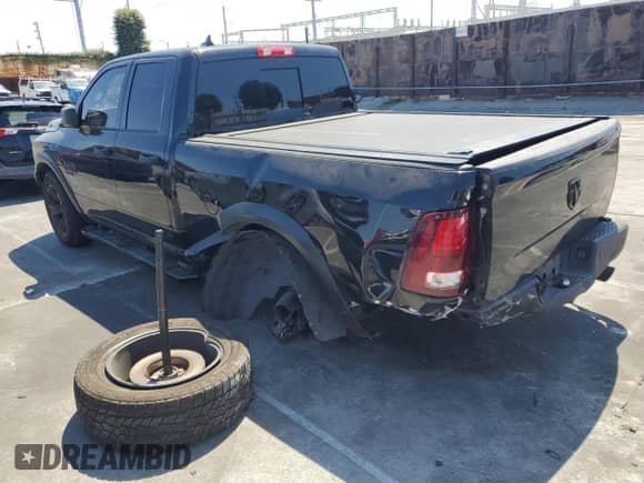 2021 Ram 1500 Warlock z VIN 1C6RR6GT7MS504076, wystawiony jako Copart lot #68470805 z przebiegiem 80 571 mil mil oraz Szkoda całkowita • Salvage title. Historia ofert i sprzedaży dostępna na DreamBid. Obrazek 2.