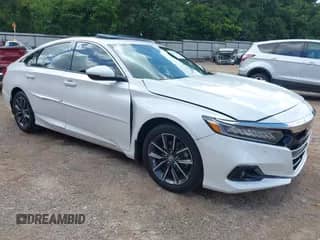 2021 Honda Accord EX-L z VIN 1HGCV1F53MA099373, wystawiony jako IAAI lot #42617799 z przebiegiem 86 548 mil mil oraz . Historia ofert i sprzedaży dostępna na DreamBid. Obrazek 1.