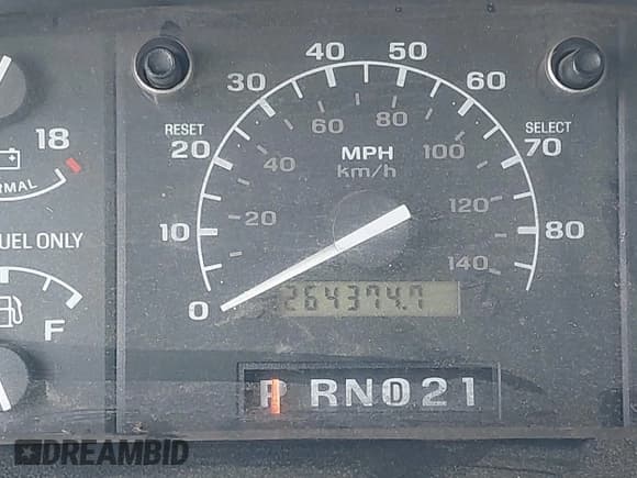 ✅ 1997 Ford F-250 • VIN: 1FTHW25F7VEA10948 • Лот: 41922444. Опубликован ранее на IAAI с пробегом 264 374 миль. Бесплатный доступ к архиву аукционных продаж из США и подробный отчёт об истории автомобиля на DreamBid. Изображение 15.