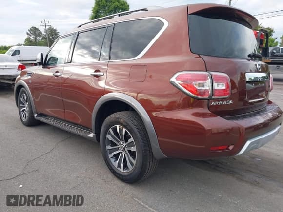 ✅ 2018 Nissan Armada SL • VIN: JN8AY2ND0J9052718 • Lot: 42088571. Listed on IAAI with 61,671 mi. Free auction sales archive from the USA and detailed vehicle history report at DreamBid. Image 3.