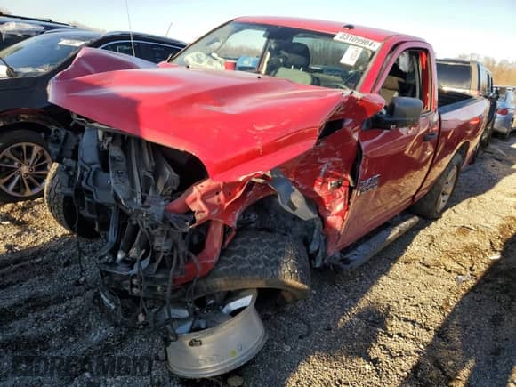 2016 Ram 1500 Express with VIN 3C6JR7ATXGG113754, listed as a Copart auction lot 83109904 with Not provided miles and Salvage title. Bid and sale history available at DreamBid. Image 1.