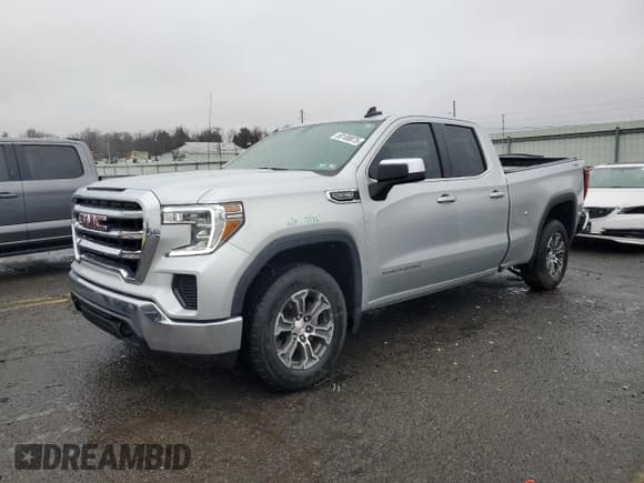 ✅ 2021 GMC Sierra 1500 SLE • VIN: 1GTR9BED2MZ320488 • Лот: 50100875. Опубликован ранее на Copart с пробегом 44 175 миль. Бесплатный доступ к архиву аукционных продаж из США и подробный отчёт об истории автомобиля на DreamBid. Изображение 1.