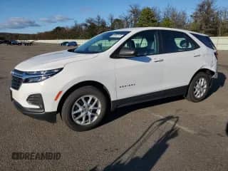 2024 Chevrolet Equinox LS z VIN 3GNAXHEG7RL316362, wystawiony jako Copart lot #85843115 z przebiegiem 11 381 mil mil oraz Szkoda całkowita • Salvage title. Historia ofert i sprzedaży dostępna na DreamBid. Obrazek 1.