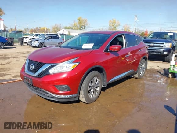 ✅ 2017 Nissan Murano S • VIN: 5N1AZ2MH9HN198786 • Lot: 43532061. Wystawiony na IAAI z przebiegiem 82 003 mil. Bezpłatny archiwum sprzedaży aukcyjnych z USA i szczegółowy raport historii pojazdu na DreamBid. Zdjęcie 2.