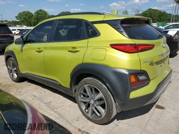 ✅ 2019 Hyundai Kona Limited • VIN: KM8K3CA59KU246029 • Лот: 55630274. Опубликован ранее на Copart с пробегом 96 789 миль. Бесплатный доступ к архиву аукционных продаж из США и подробный отчёт об истории автомобиля на DreamBid. Изображение 2.